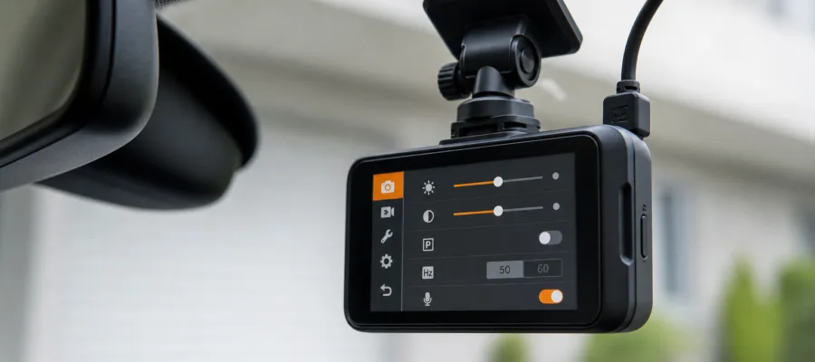 Dashcams richtig einstellen: Die wichtigsten Grundeinstellungen erklaert