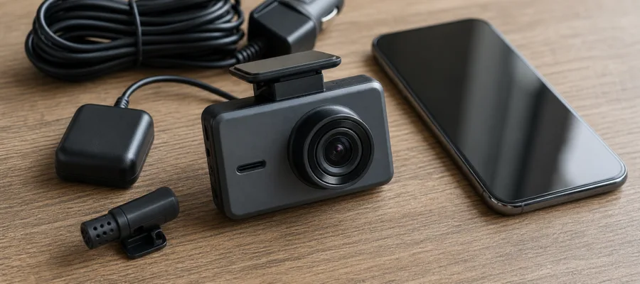 Dashcam mit GPS, Mikrofon und WLAN bedienen: Funktionen richtig nutzen